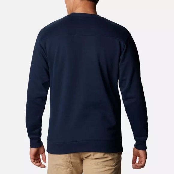 COLUMBIA Men's Hart Mountain™ II Crew Sweatshirt in Collegiate Navy Sz XL - Picture 3 of 7